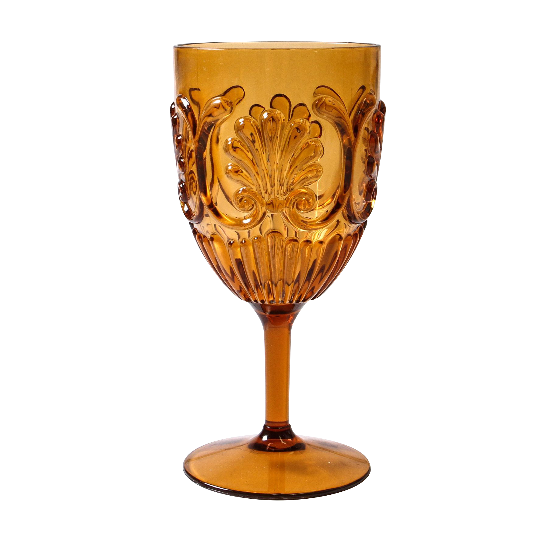 Pavillion Acrylic Wine Glass - Amber