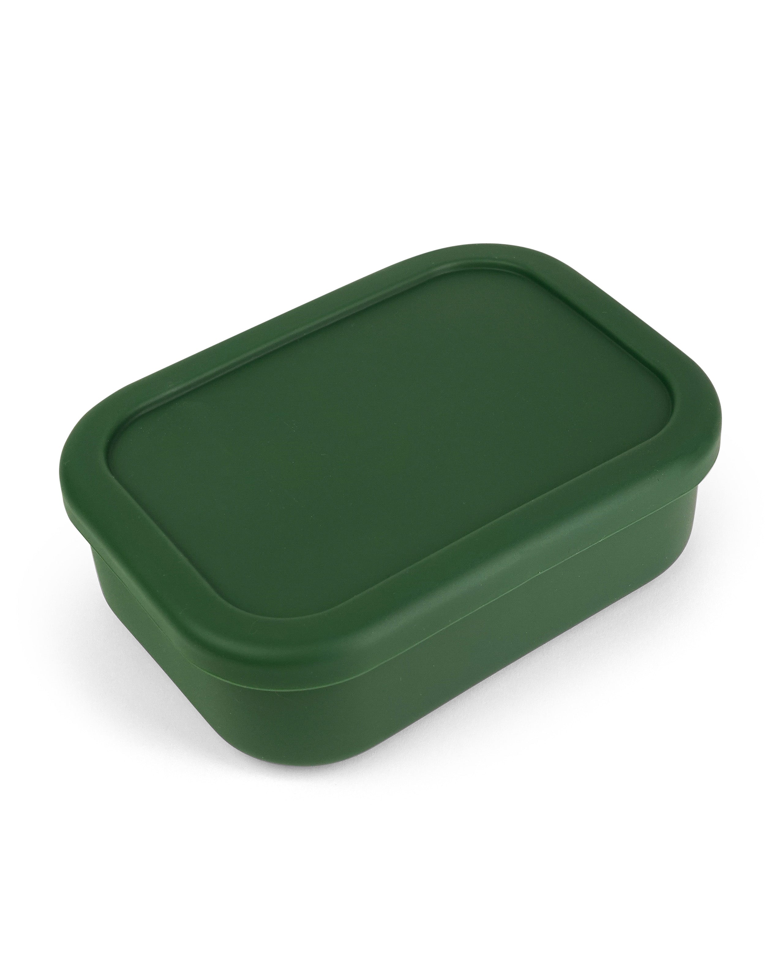 Forest Green Silicone Bento Lunch Box