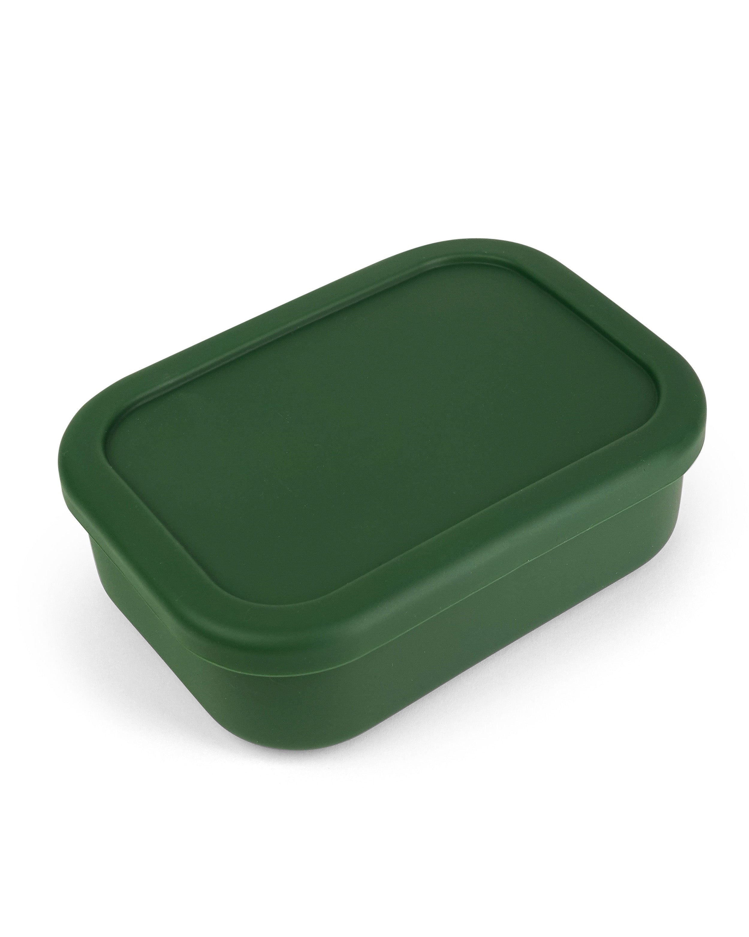 Forest Green Silicone Lunch Box