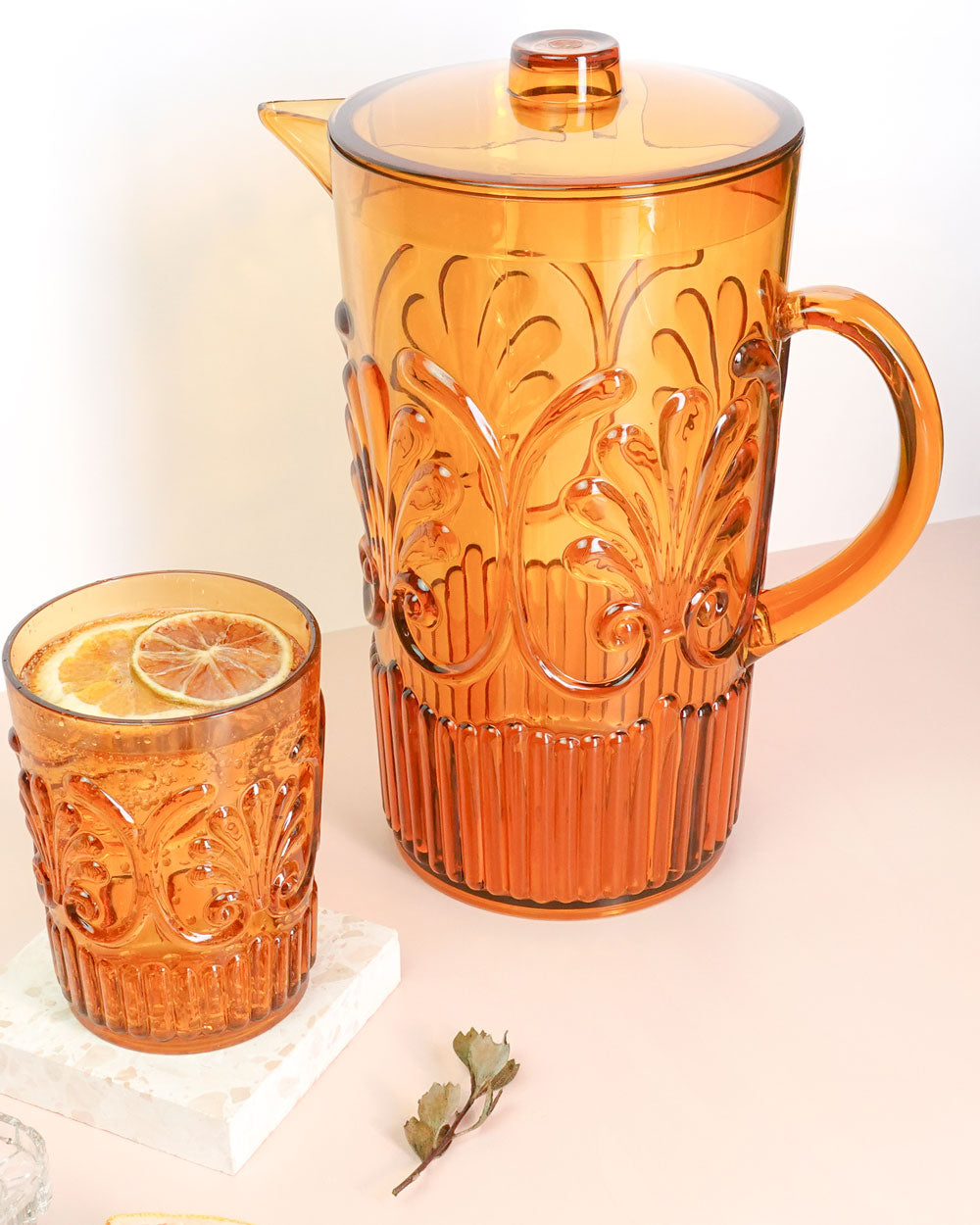 Pavillion Acrylic Jug - Amber