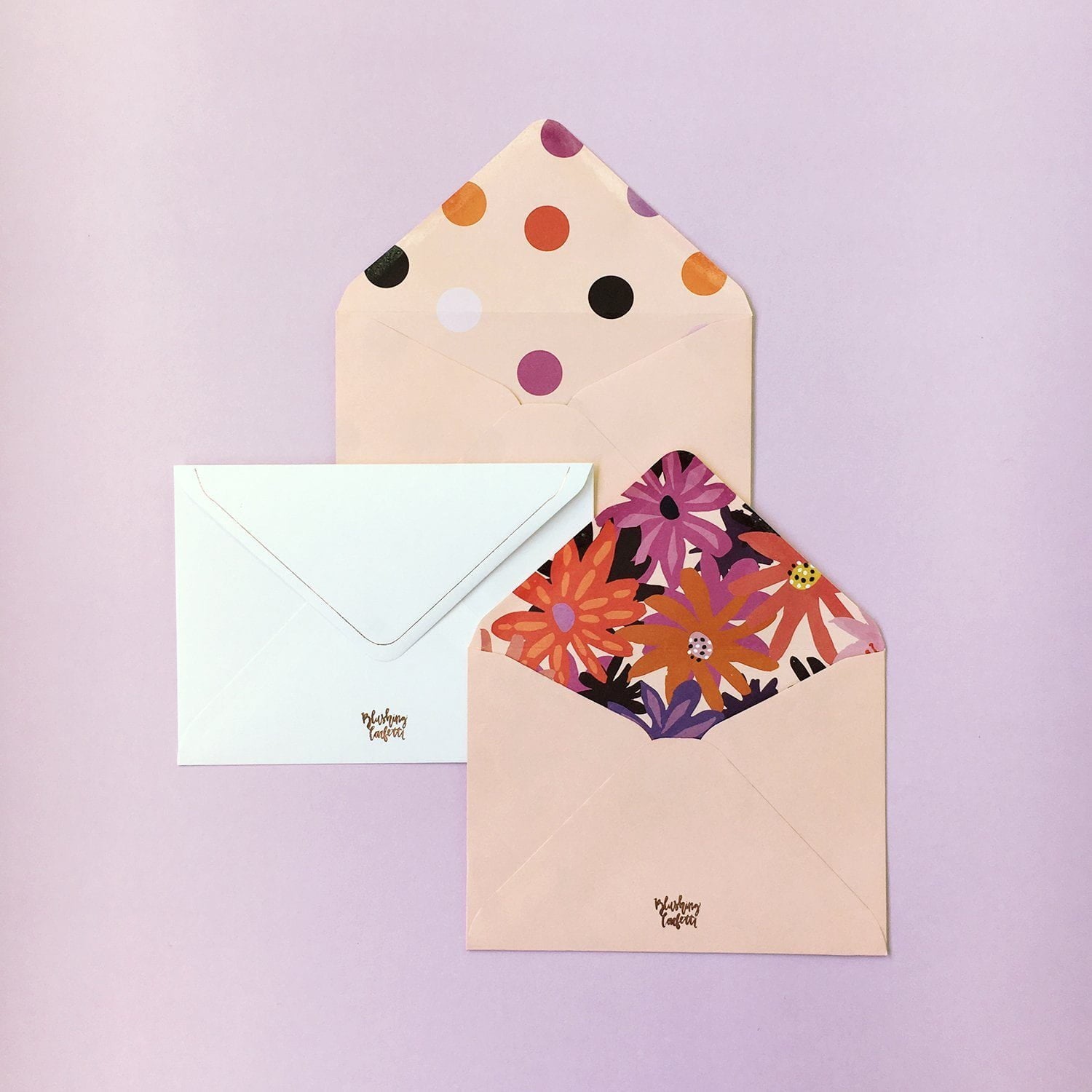 polka dot envelope