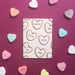 Conversation Hearts Greeting Card | Blushing Confetti