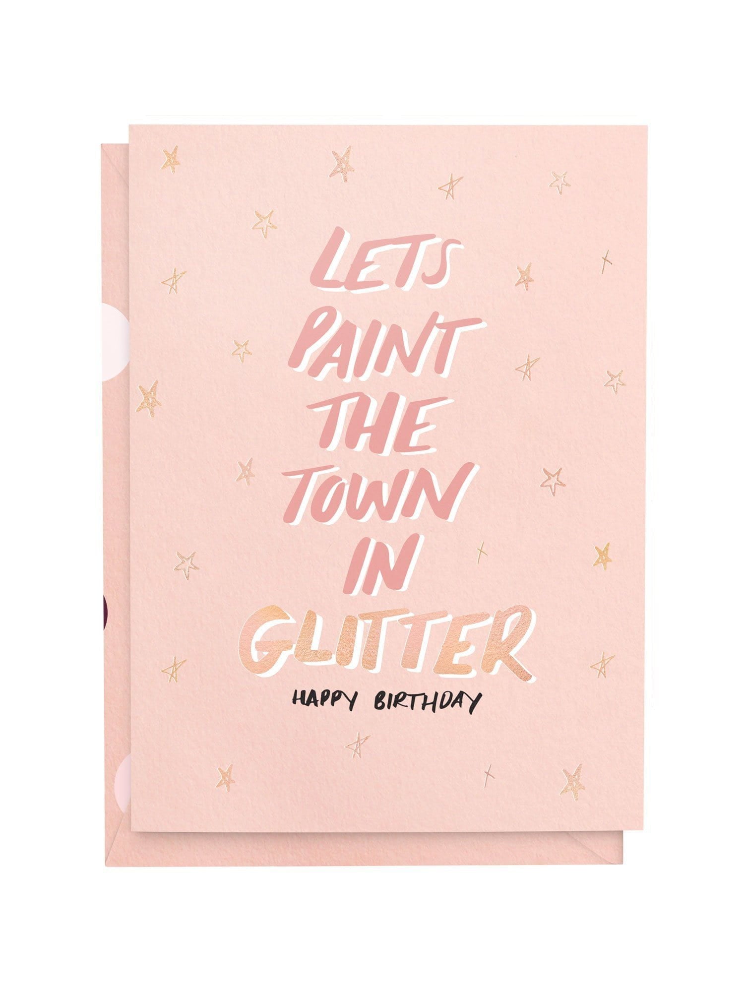 Paint the Town Greeting Card