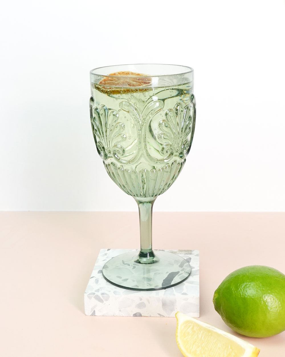 Pavillion Acrylic Wine Glass - Sage