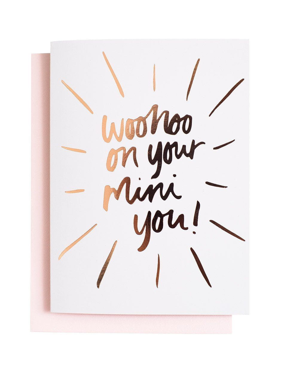 WooHoo on your mini You Greeting Card | Blushing Confetti