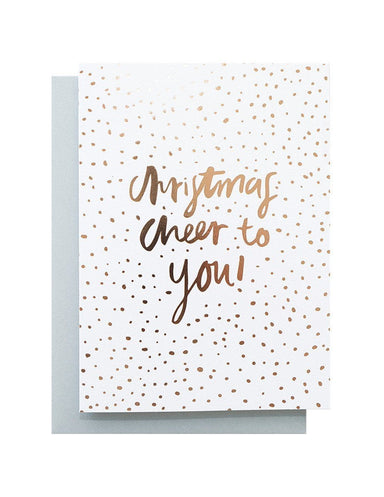 Christmas Cheer to You Greeting Card | Blushing Confetti